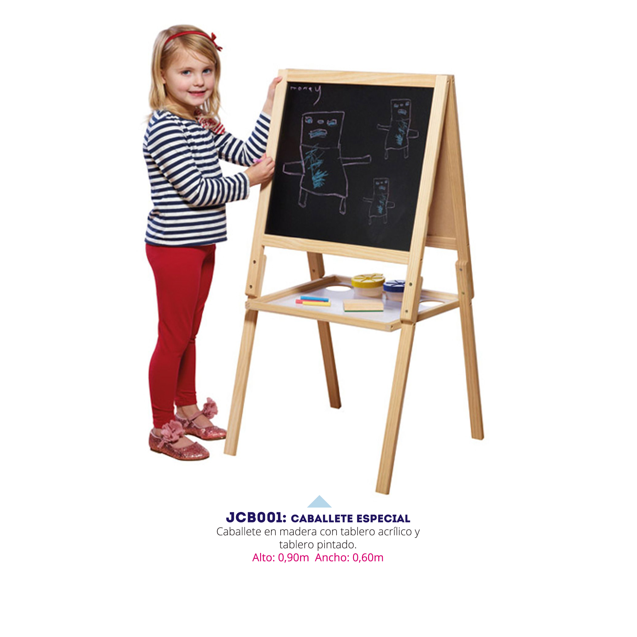 Caballete Especial Infantil — caballetes para instituciones educativas en Colombia (vista 3)