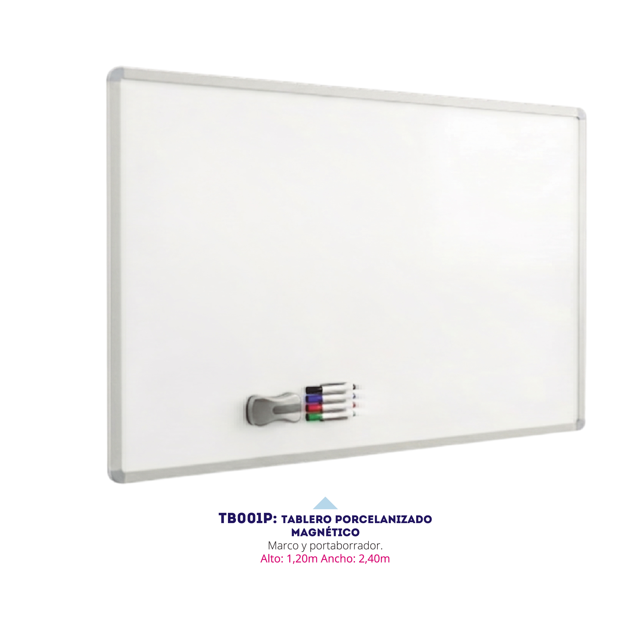 Tablero Porcelanizado Magnético — tableros y carteleras para instituciones educativas en Colombia (vista 3)