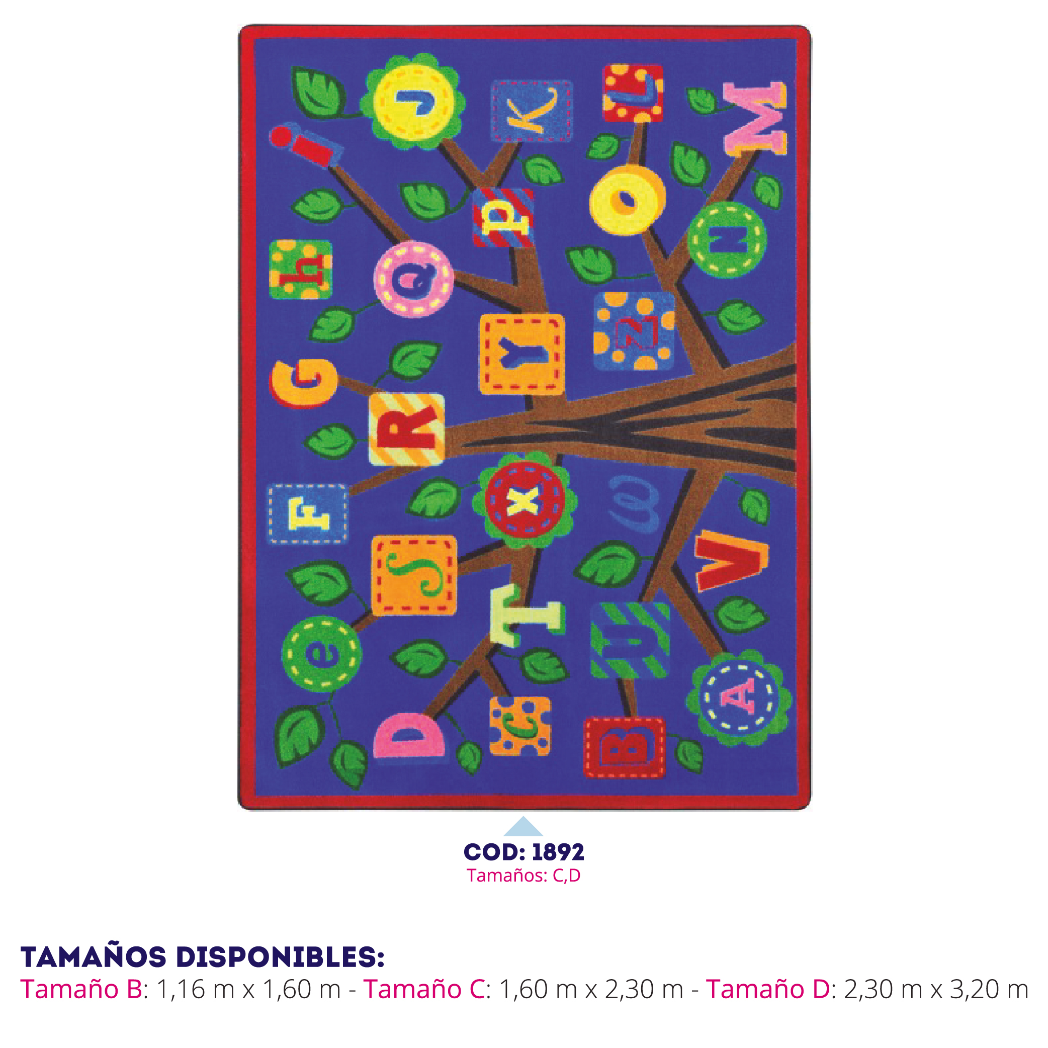 Tapete Escolar Nylon H — tapetes para instituciones educativas en Colombia (vista 3)