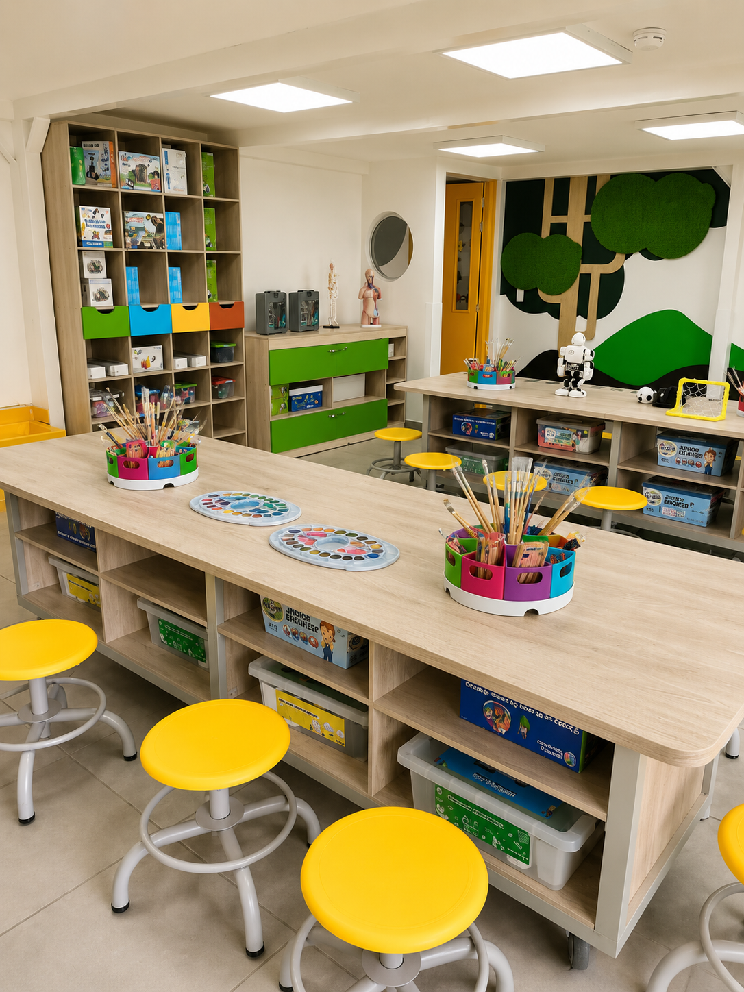 Aulas Maker & STEM  — proyecto de mobiliario institucional en Bogotá