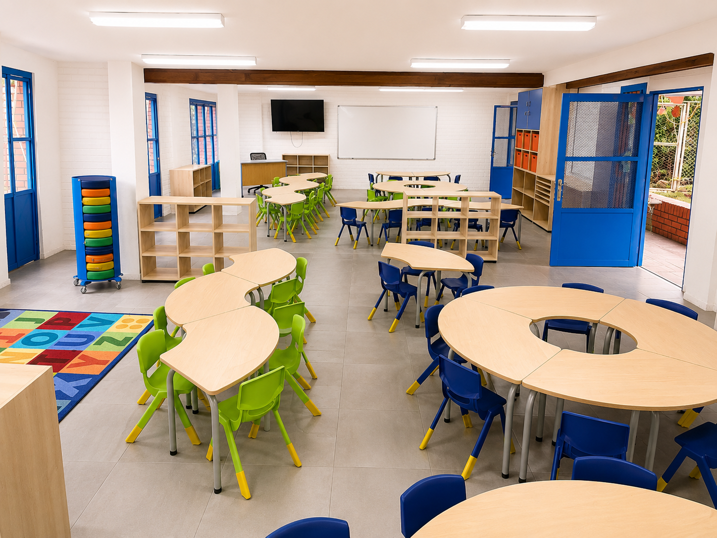 Liceo de la Amistad — proyecto de mobiliario institucional en Cali