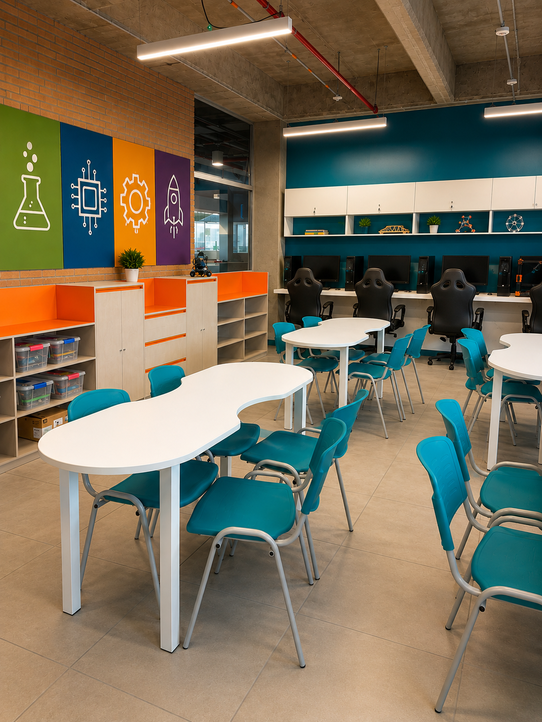 Un Colegio para crear — proyecto de mobiliario institucional en Bogotá