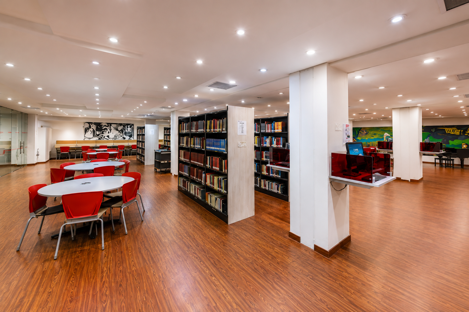 Modernización Biblioteca Universitaria — proyecto de mobiliario institucional en Bogotá