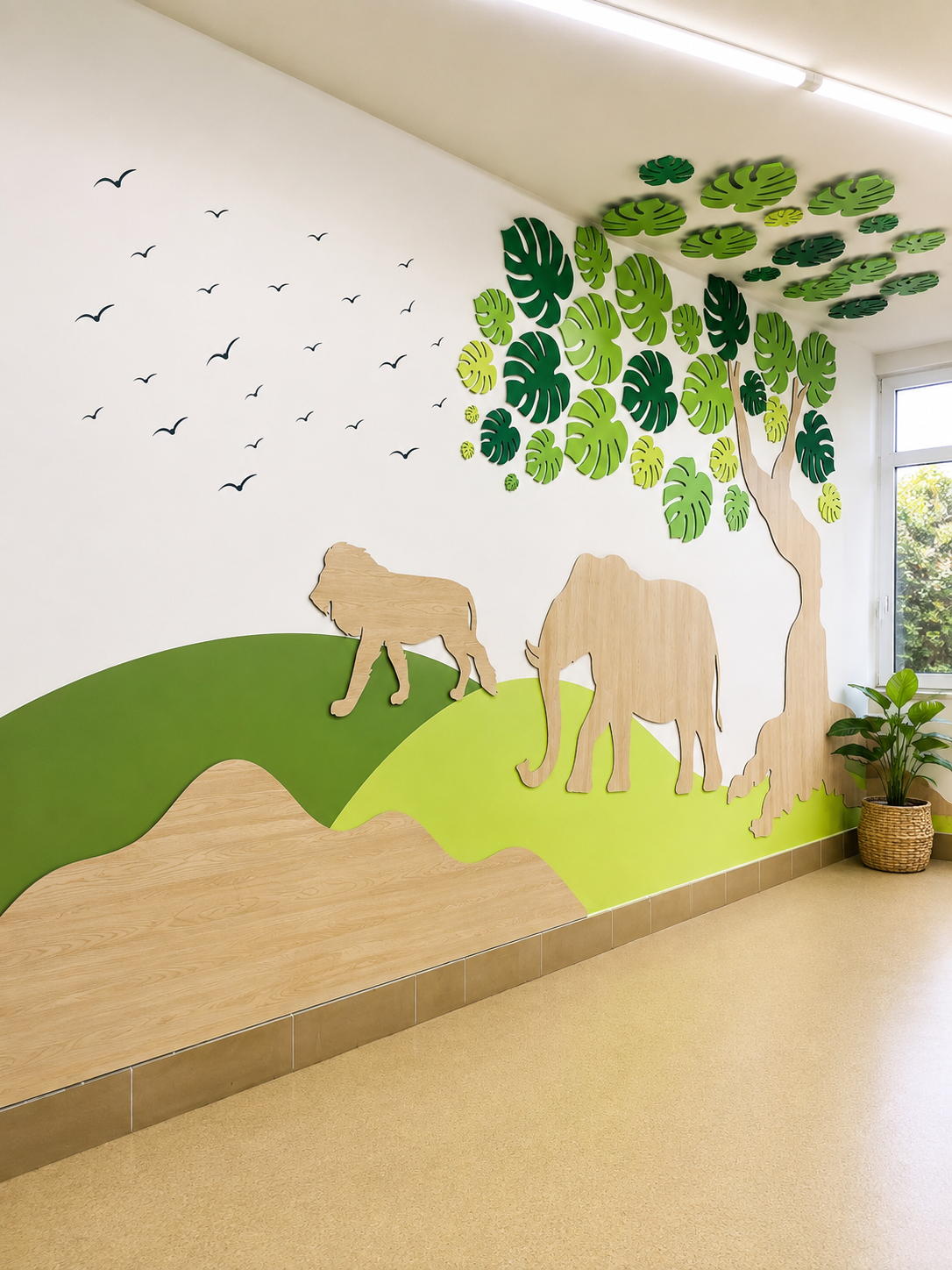 Salones de Preescolar — proyecto de mobiliario institucional en Bogotá