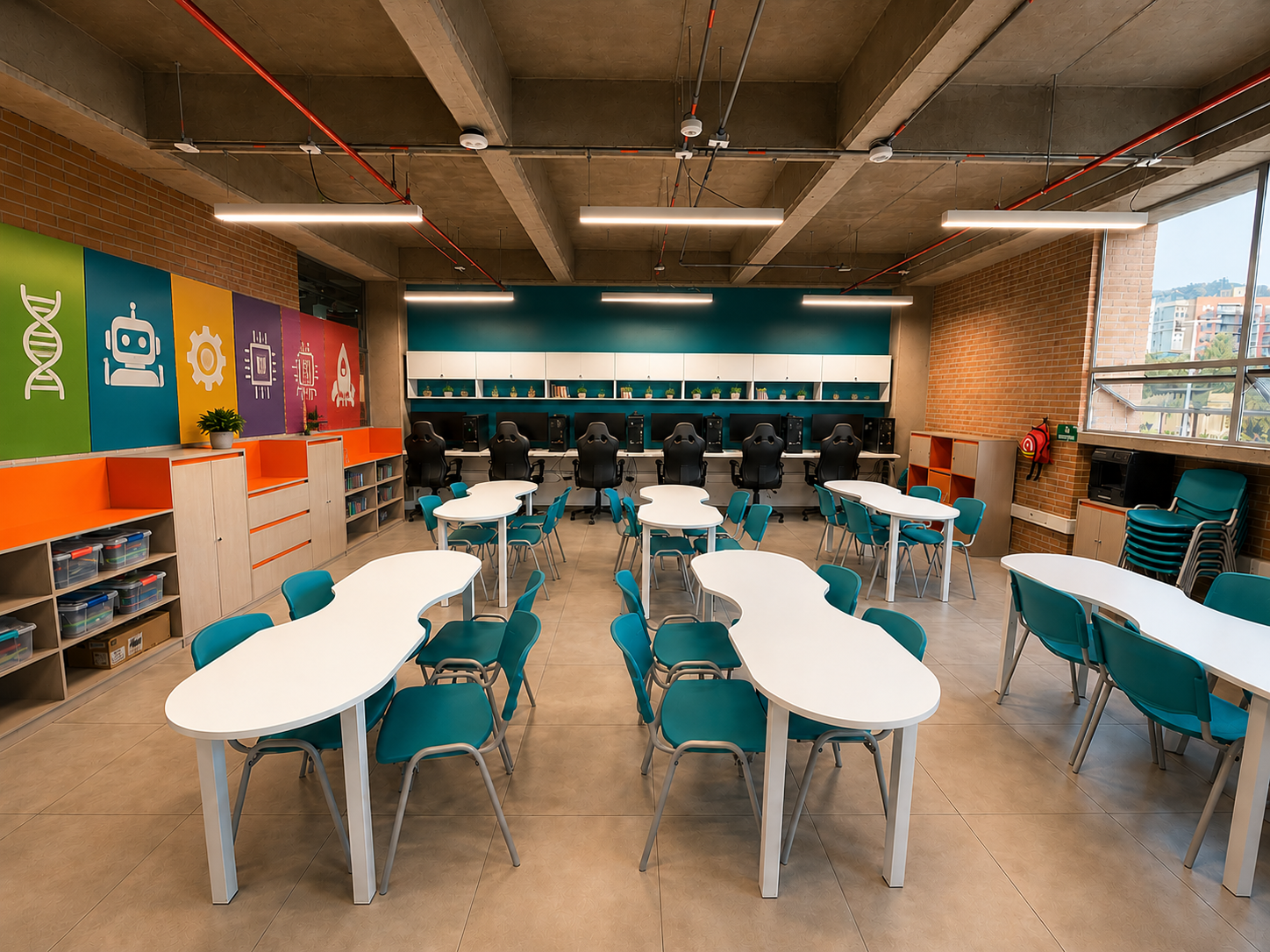 Un Colegio para crear — proyecto de mobiliario institucional en Bogotá